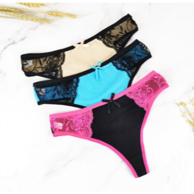 String femme coton coloré 