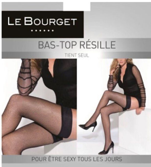 Bas résille Le bourget femme tient seul.