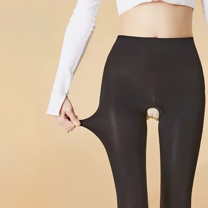 Collant femme ouvert semi-opaque Nylon 