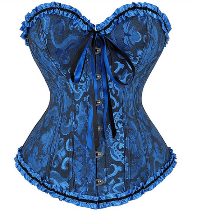 Corset baroque grande taille