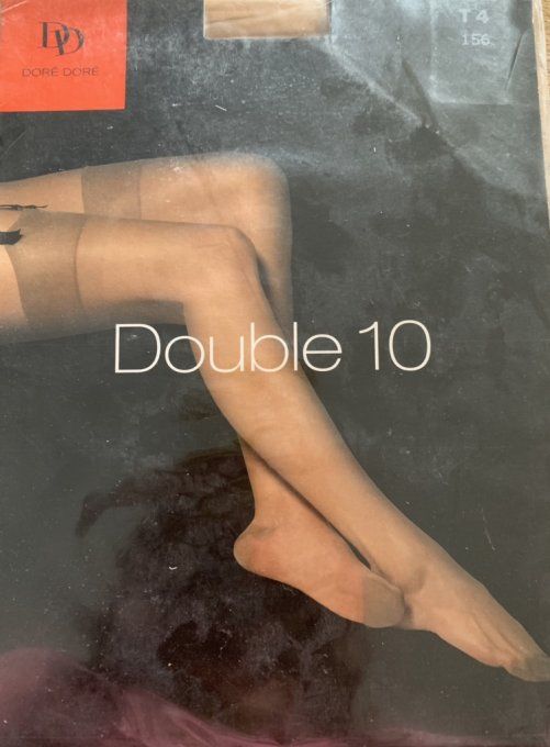 Bas jarretière grande taille de luxe 20 deniers.