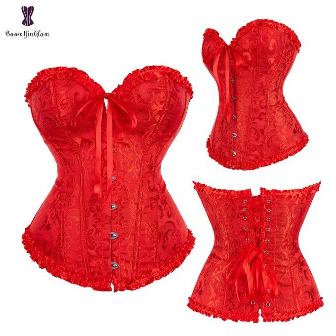 Corset baroque grande taille