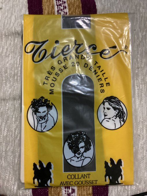 Collant vintage Tierce très grande taille