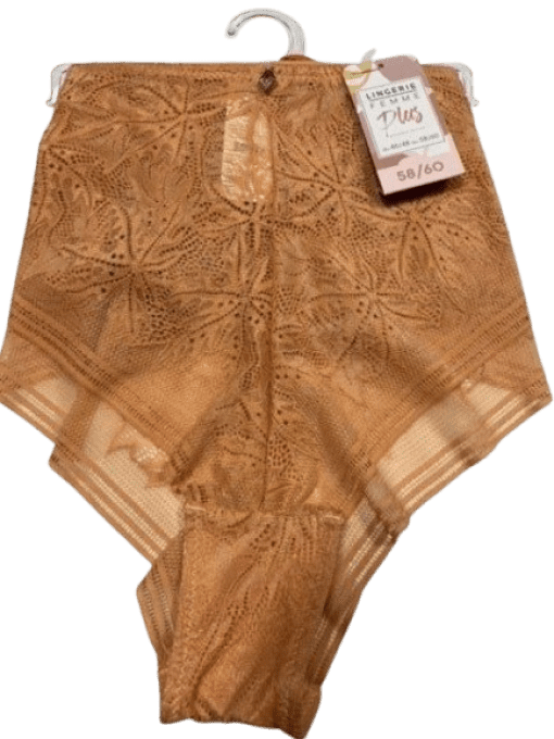 Lingerie femme Tanga nude grande taille 58/60