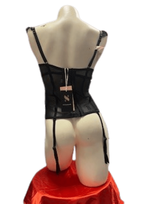 Guêpière SEXY noire Soleil Sucrée 85B/85C