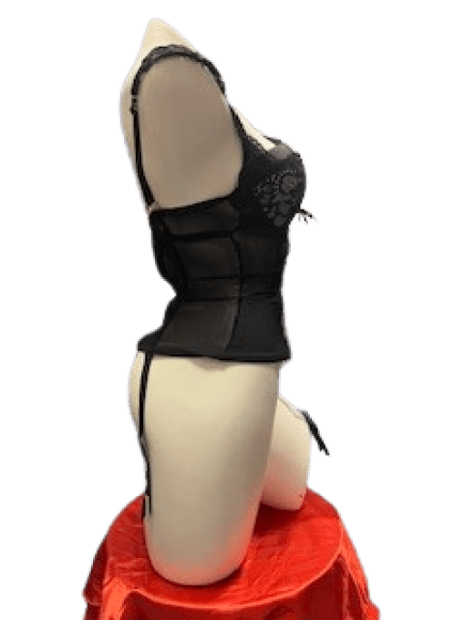 Guêpière SEXY noire Soleil Sucrée 85B/85C