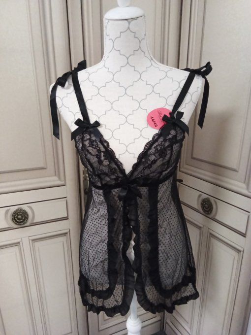 Nuisette transparente grande taille