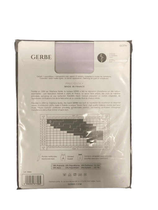 Collant mauve gerbe 