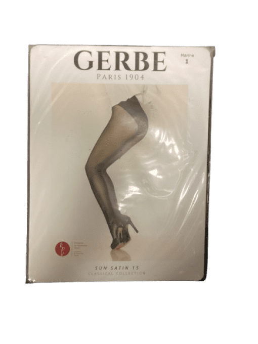 Collant marine gerbe 