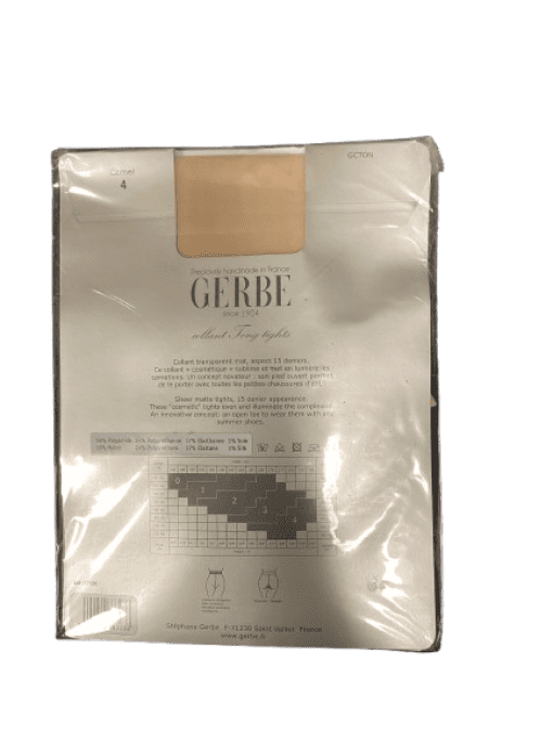 Collant tong camel gerbe 