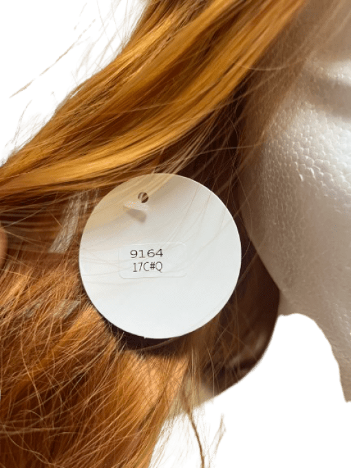 Perruque longue cheveux roux