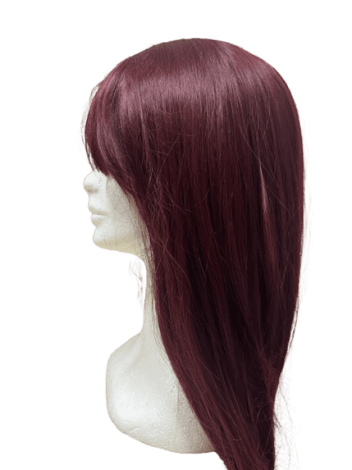 Perruque couleur cerise 