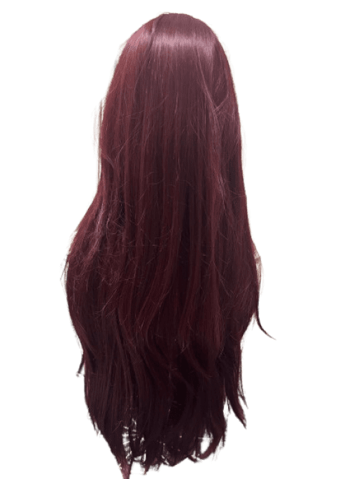 Perruque couleur cerise 