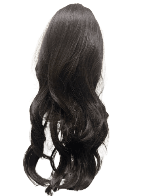 Perruque châtain foncé 