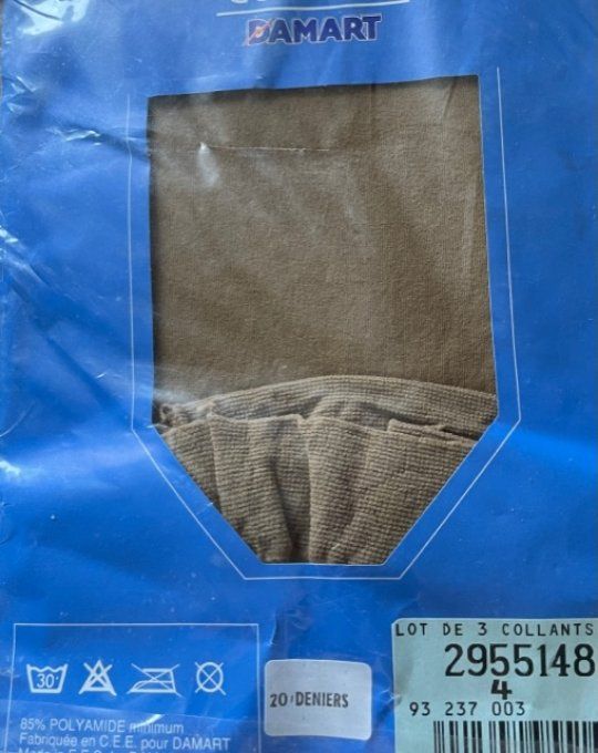 Collant grande taille Damart Confort.