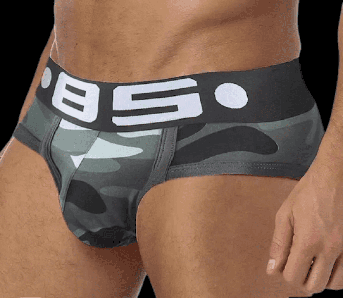Slip homme coton.