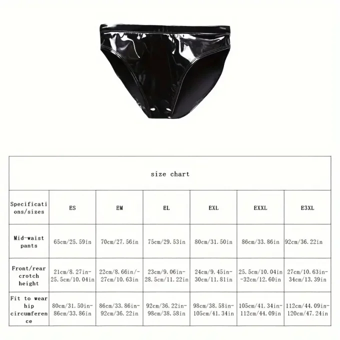 Tanga femme sexy vinyle 