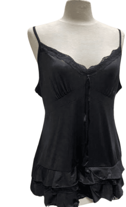 Nuisette noire grande taille.