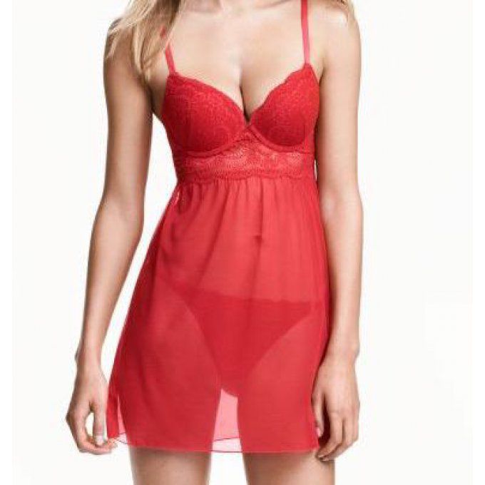 Nuisette sexy balconnet 