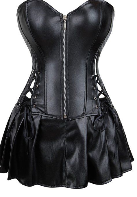 Corset Simili cuir grande taille