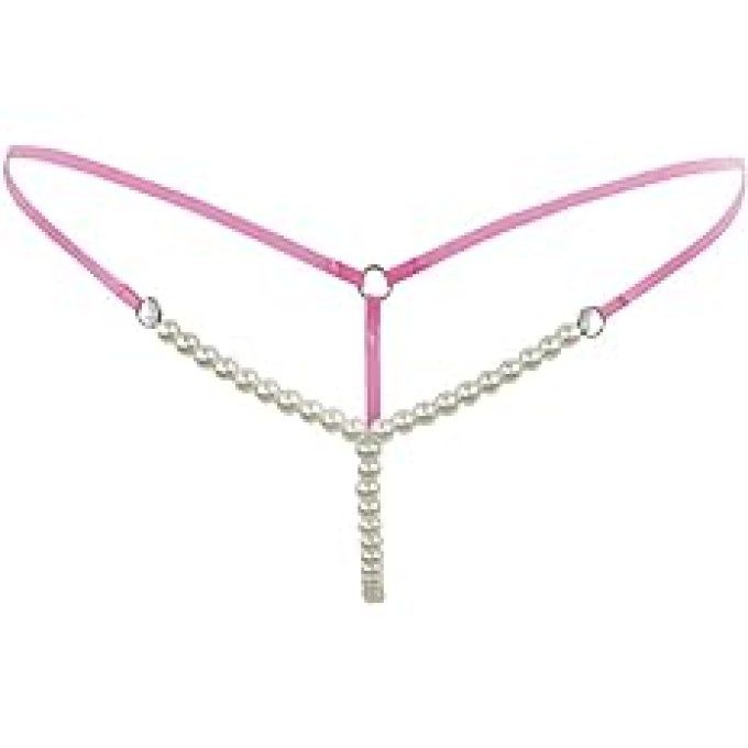 String perlé grande taille.