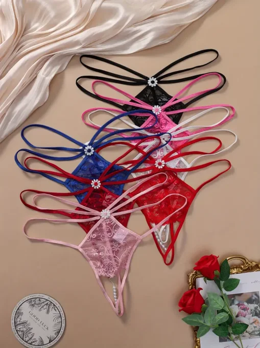 Lingerie femme grande taille fleur