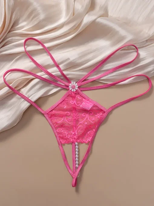 Lingerie femme grande taille fleur