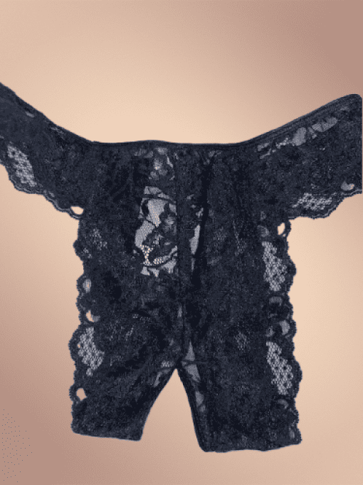 Tanga ouvert grande taille.
