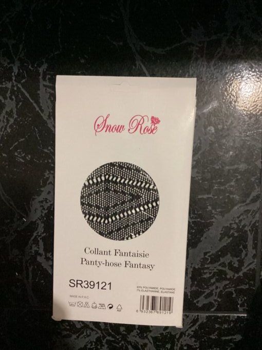 Collant Porte Jarretelle grande taille Zig Zag.